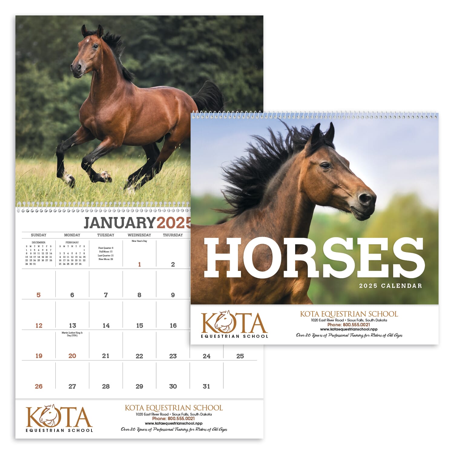 Horse Calendar 2025 September