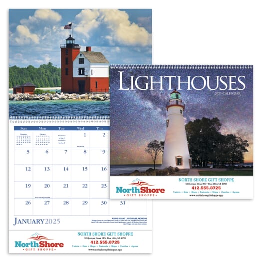 2025 Lighthouses Calendar