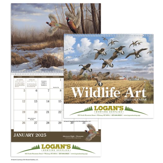2025 Wildlife Art Calendar