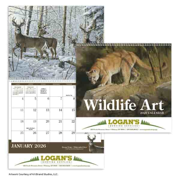 2023 Wildlife Art Calendar - Promotional Giveaway | Crestline 2023 Wildlife Art Calendar - Promotional Giveaway | Crestline