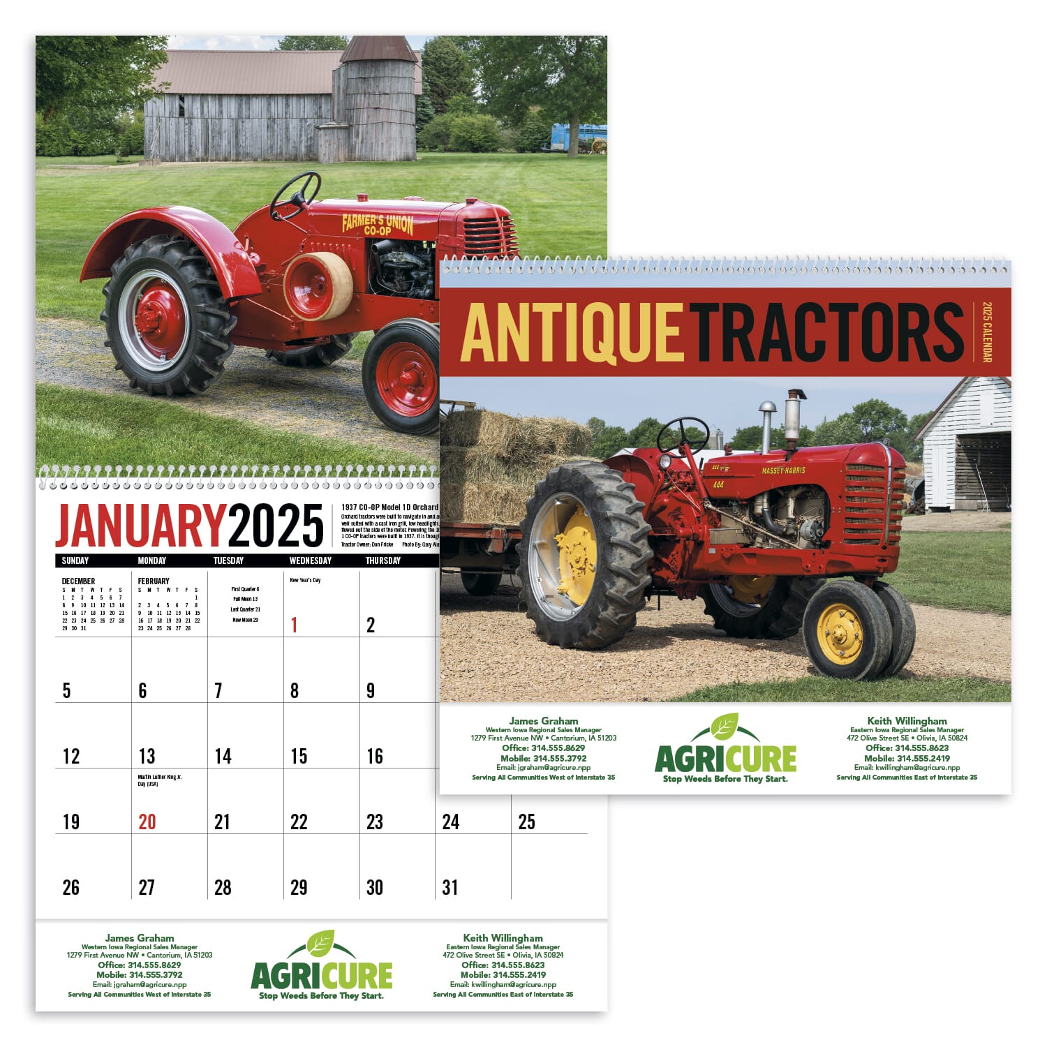 2025 Antique Tractors Calendar Promotional Giveaway Crestline