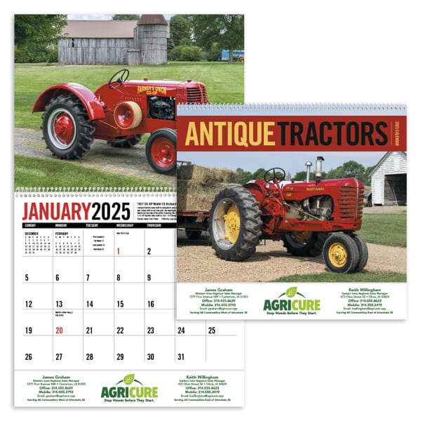 2021 Antique Tractors Calendar Promotional Giveaway Crestline