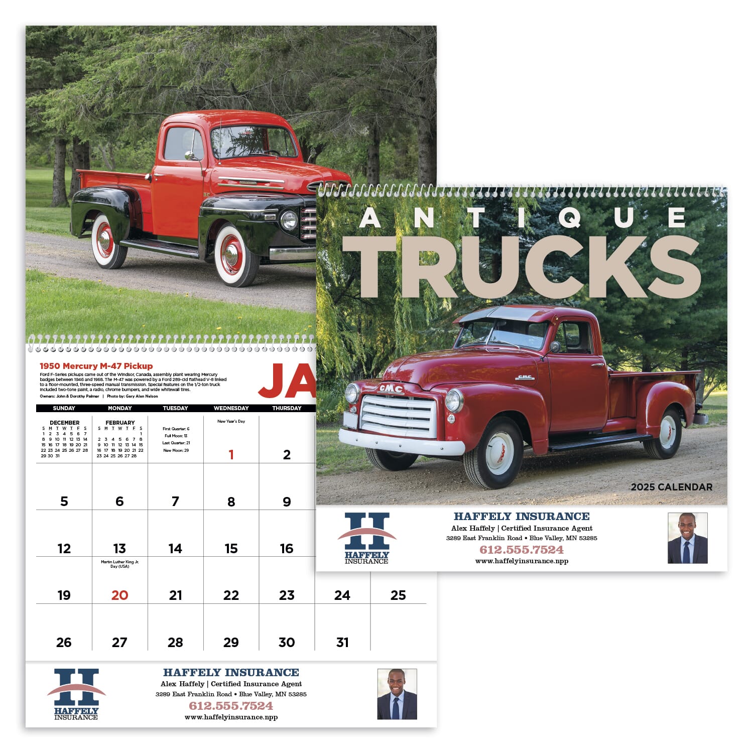 2025 Antique Trucks Calendar