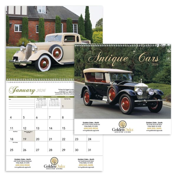 2021 Antique Cars Calendar