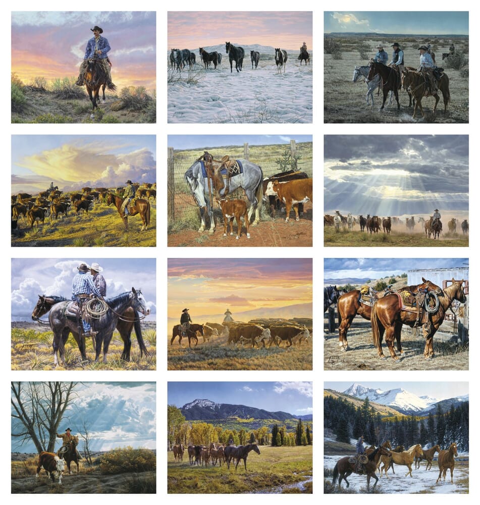 2025 American West by Tim Cox Calendar Promotional Giveaway Crestline