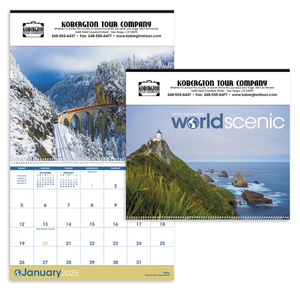 2025 World Scenic Calendar