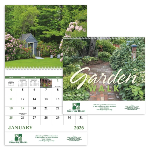 2021 Garden Walk - Spiral Calendar