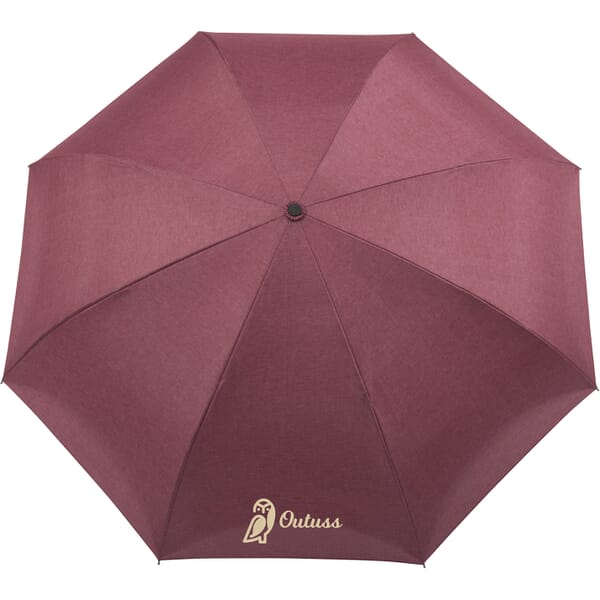 48" Auto Close Heathered Inversion Umbrella