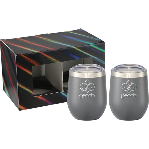 12 oz Corzo Cup 2 in 1 Gift Set