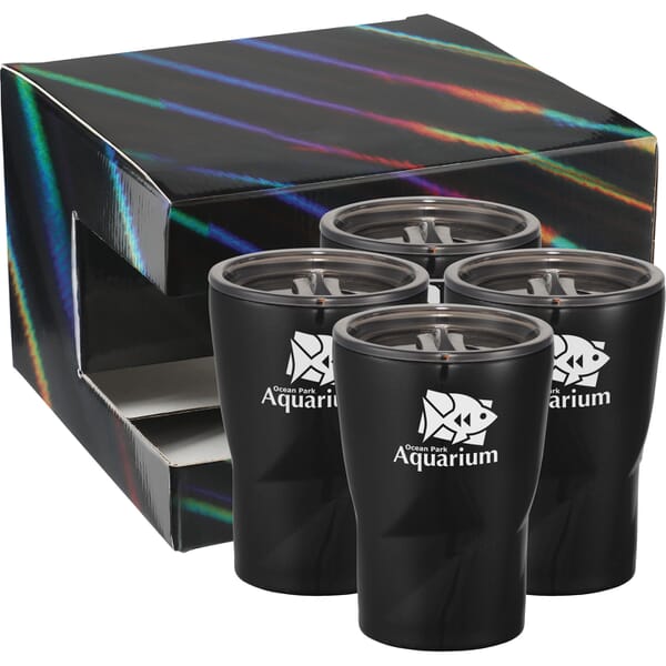 12 oz Glacier Tumbler 4 in 1 Gift Set