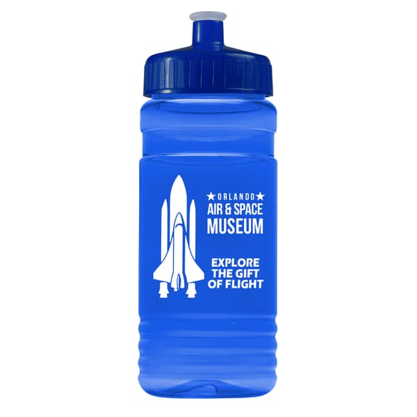 20 oz Recycled PETE Bottle with Push Pull Lid
