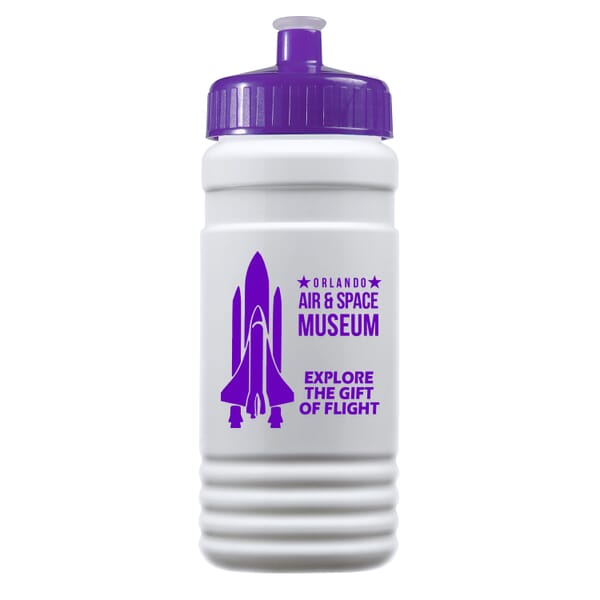 20 oz Recycled PETE Bottle with Push Pull Lid