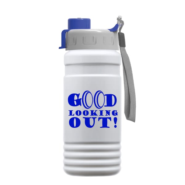 20 oz Recycled PETE Bottle With Quick Snap Lid