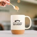 Mug in use