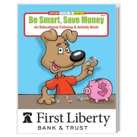 Be Smart Save Money Coloring Book