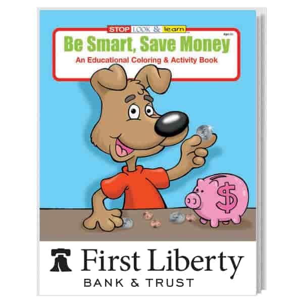 Be Smart Save Money Coloring Book