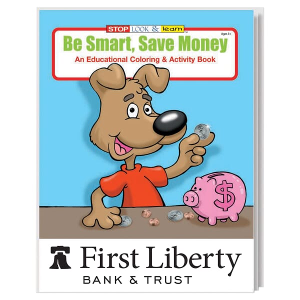 Be Smart Save Money Coloring Book