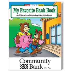 My Favorite Bank Coloring Book