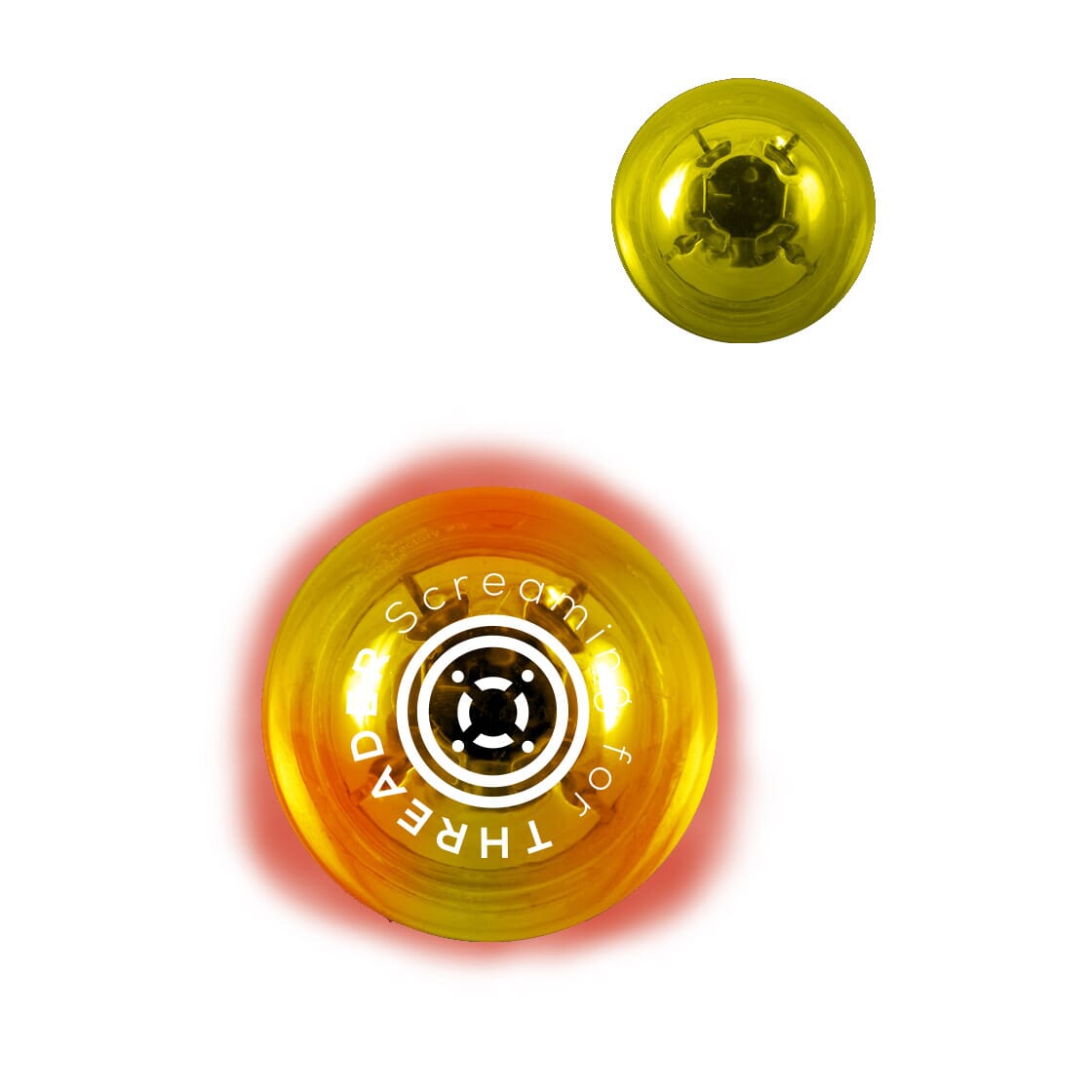 Translucent Bounce’N Blink Lighted Balls with Two Red LEDs