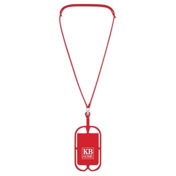 Silicone Lanyard With Phone Holder &amp; Wallet