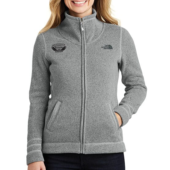 the north face women's sweater fleece jacket