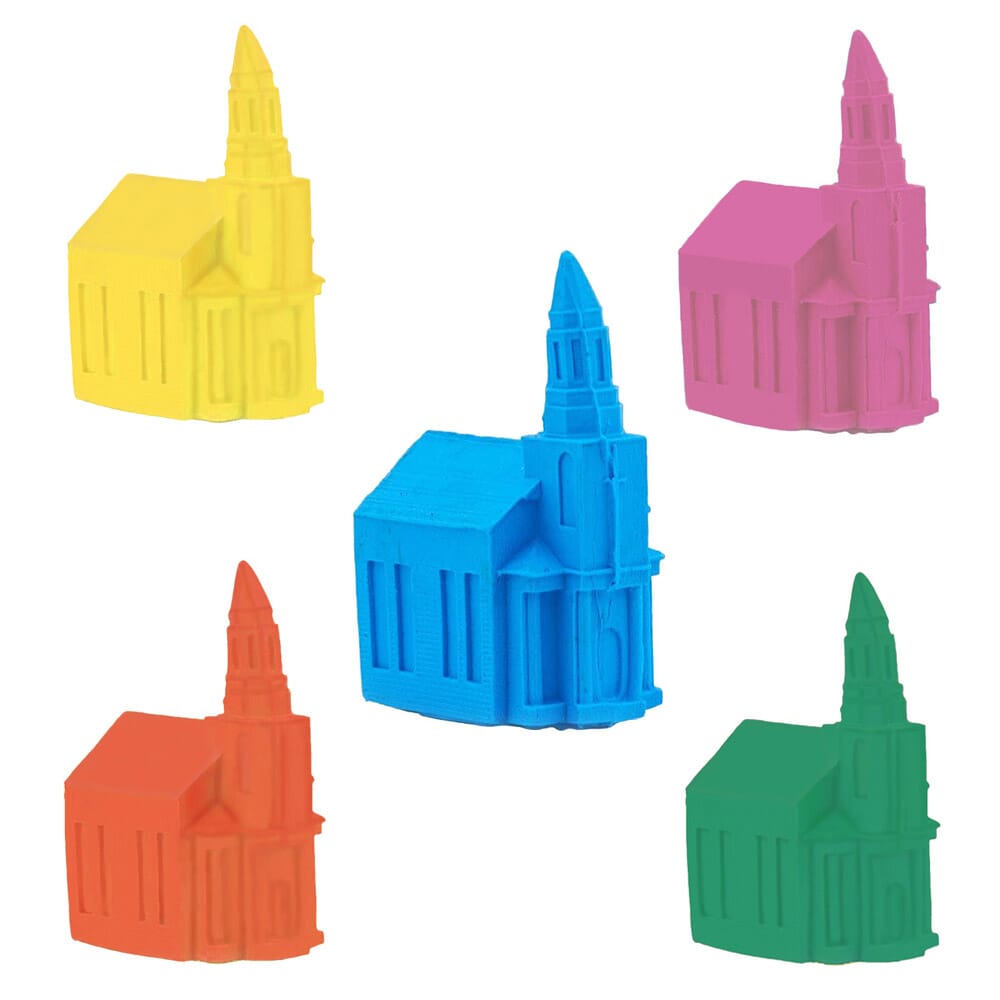 Pencil Top Stock Eraser- Church