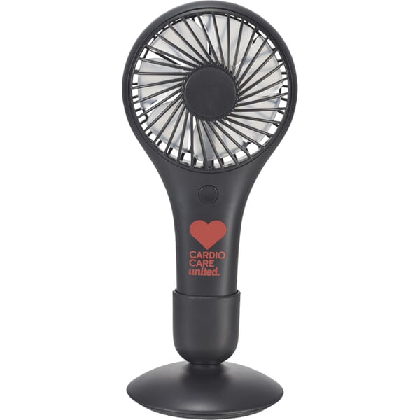 Portable Hand Fan with Holder