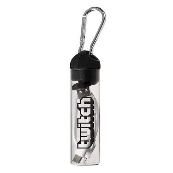 3-in-1 Charger Cable in Carabiner Storage Tube