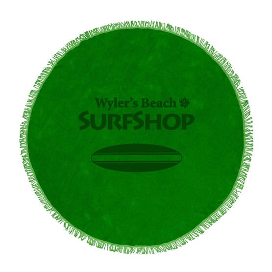 Fringed Round Beach Towel