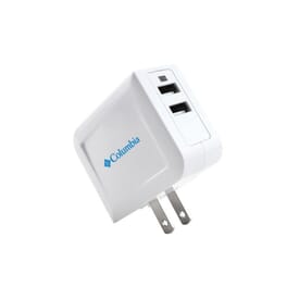 Universal UL Listed AC Adapter 3.4A Dual Port