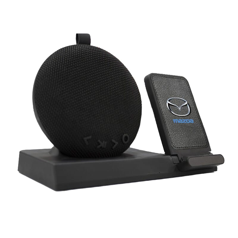 Aircharge Beethoven - Desktop Bluetooth® Speaker and Wireless Charging Station 