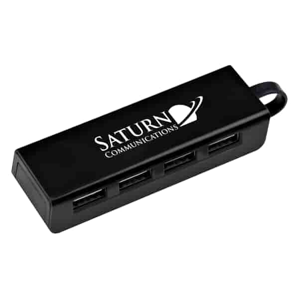 4-Port USB Hub with Phone Stand