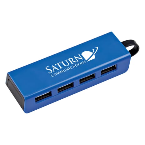 Travel USB hub with phone stand