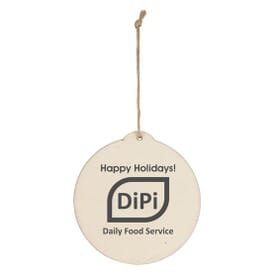Holiday Wood Ornament