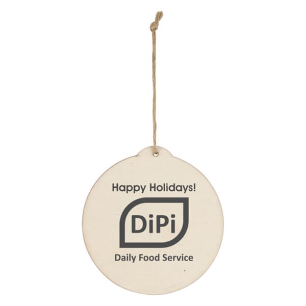 Holiday Wood Ornament