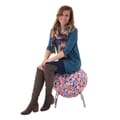 Ball chair in use