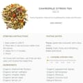 Chamomile Citron tea