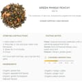 Green Mango Peach tea