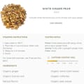 White Ginger Pear tea
