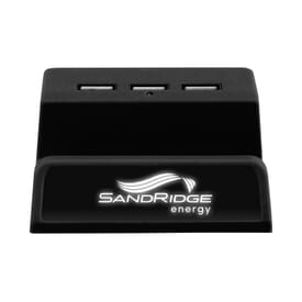 Light Up Logo Phone Stand Hub