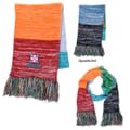 Group image of both sides of scarf