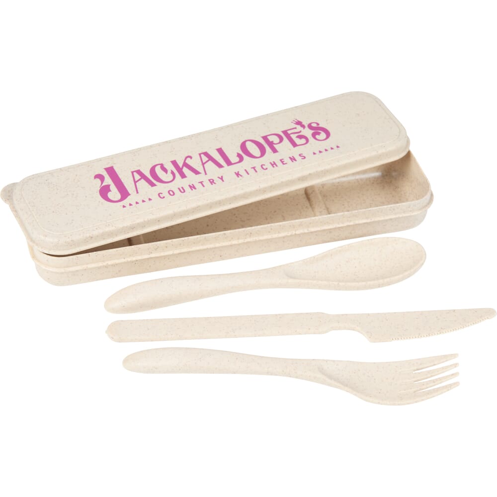 Bamboo Fiber Cutlery Set 