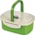 Lunch box with handle up