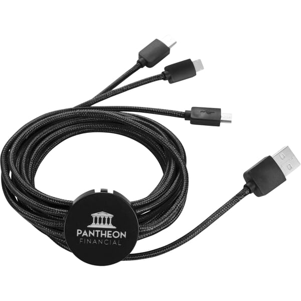 Rolly 10 foot 3-in-1 Light Up Logo Cable