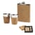 Leatheretted Flask Set