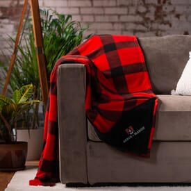 Field &amp; Co.® Buffalo Plaid Sherpa Blanket