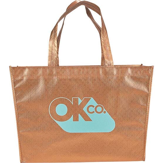 Alloy Laminated Shopper Tote