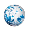 Blue paper shaken up