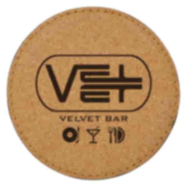 Cork and Velvet Coaster