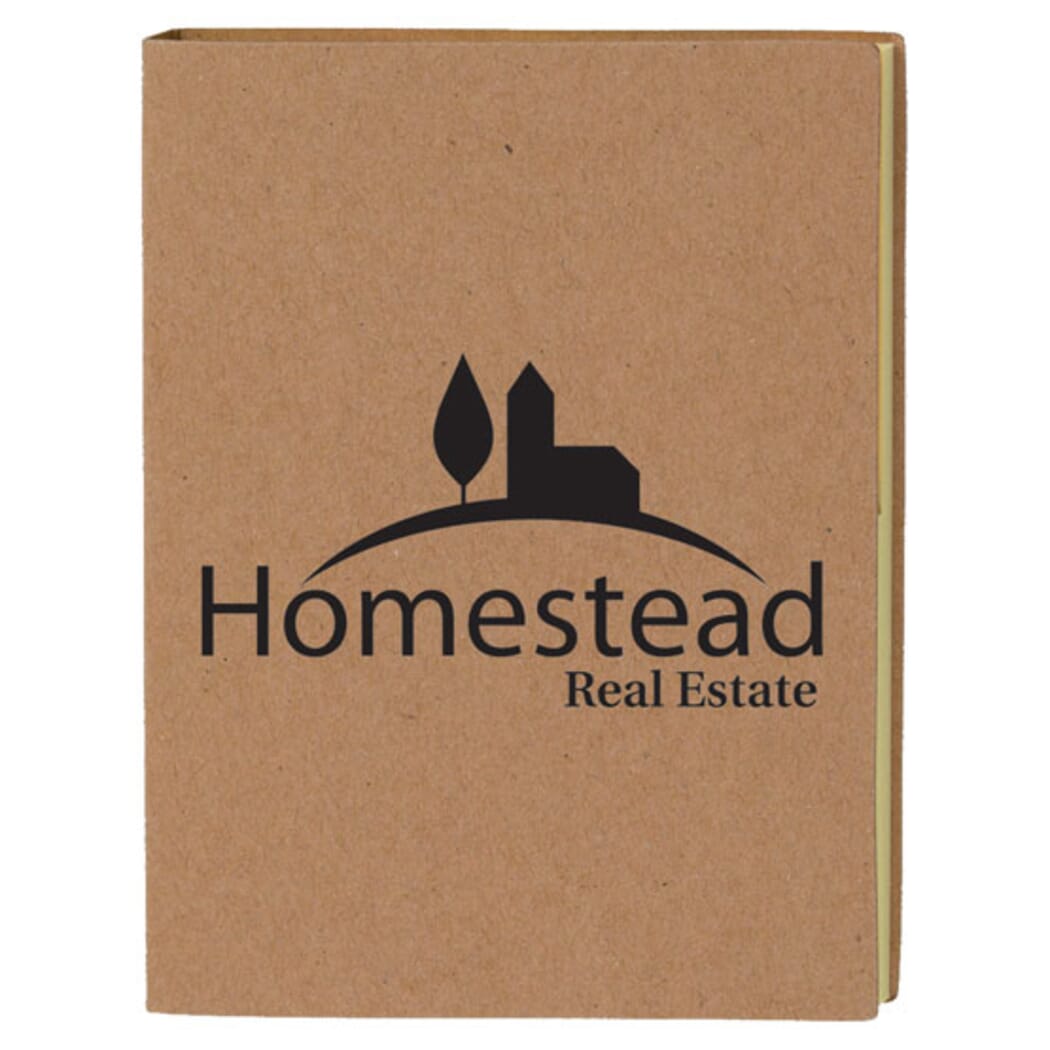 Sticky Note & Flag Set with Recycled Paper Cover | Crestline
